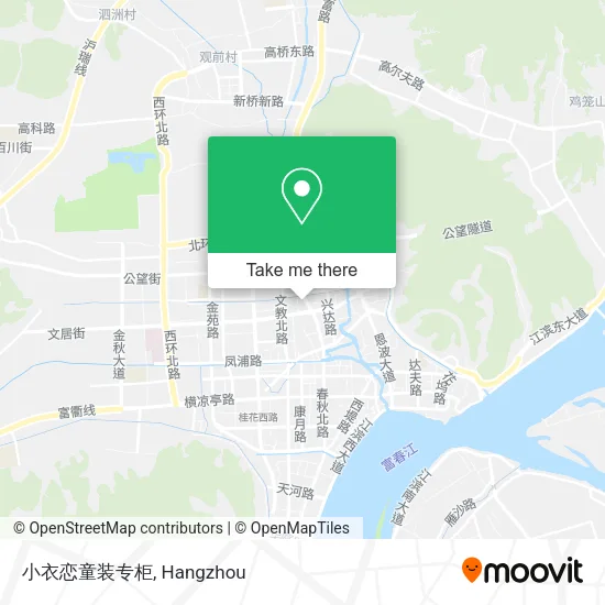 小衣恋童装专柜 map