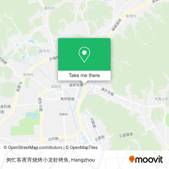 匆忙客夜宵烧烤小龙虾烤鱼 map