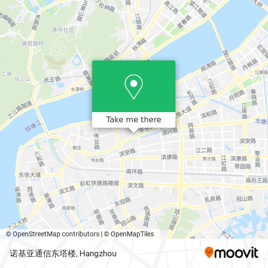 诺基亚通信东塔楼 map