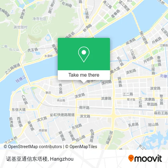 诺基亚通信东塔楼 map