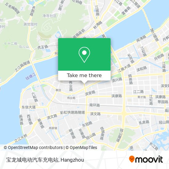 宝龙城电动汽车充电站 map