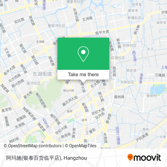 阿玛施(银泰百货临平店) map