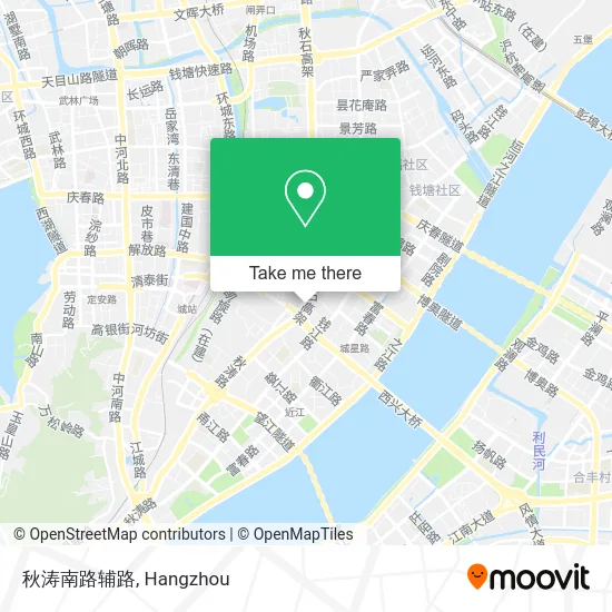 秋涛南路辅路 map