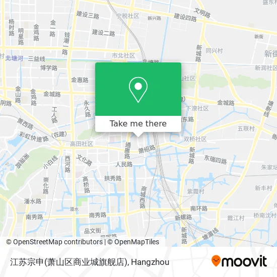 江苏宗申(萧山区商业城旗舰店) map