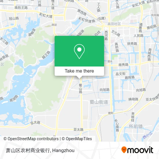 萧山区农村商业银行 map