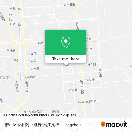 萧山区农村商业银行(临江支行) map