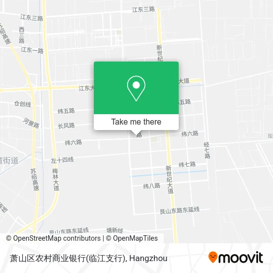 萧山区农村商业银行(临江支行) map