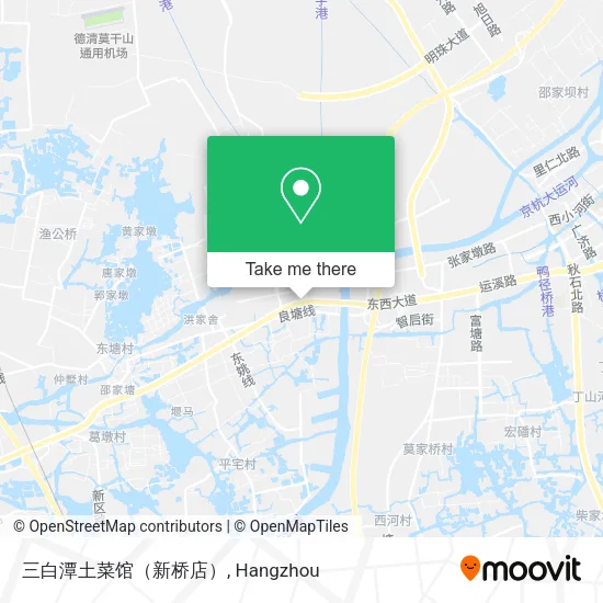 三白潭土菜馆（新桥店） map