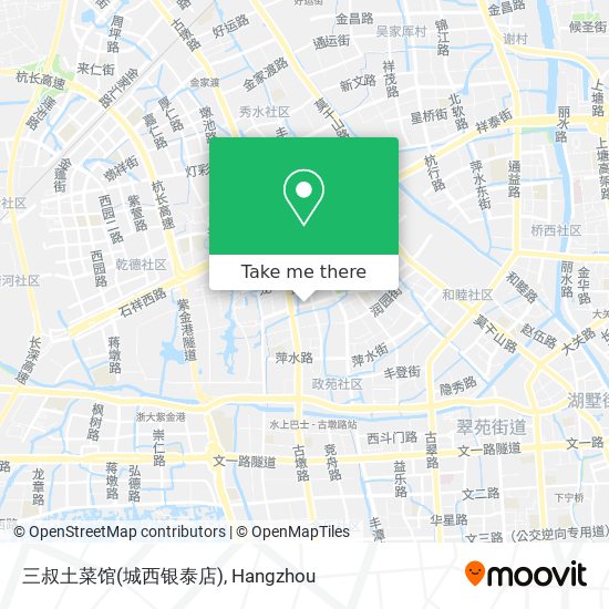 三叔土菜馆(城西银泰店) map