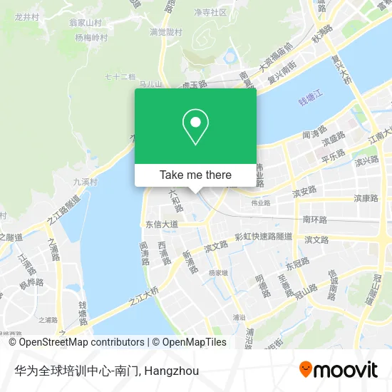 华为全球培训中心-南门 map