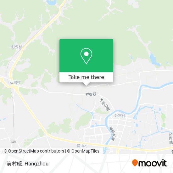 前村畈 map
