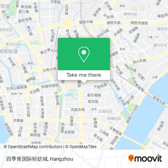 四季青国际轻纺城 map