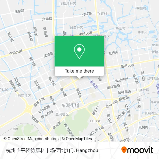 杭州临平轻纺原料市场-西北1门 map