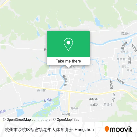 杭州市余杭区瓶窑镇老年人体育协会 map