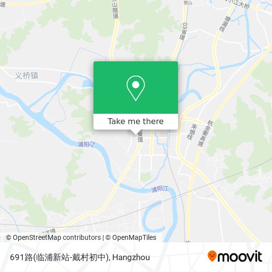 691路(临浦新站-戴村初中) map