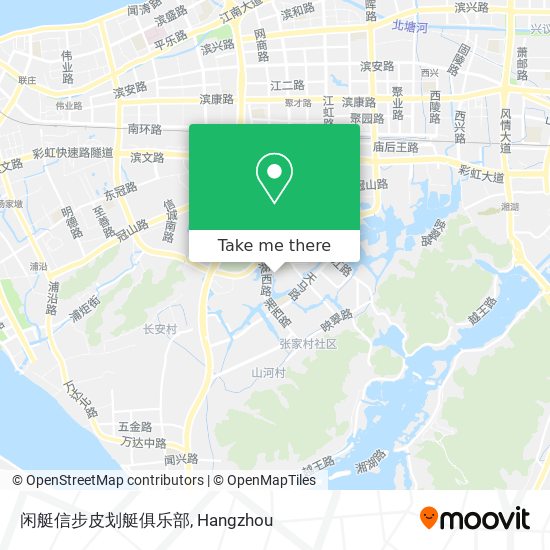闲艇信步皮划艇俱乐部 map