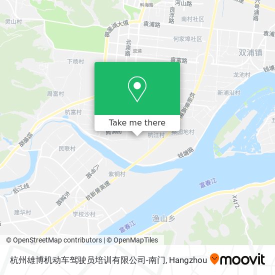 杭州雄博机动车驾驶员培训有限公司-南门 map
