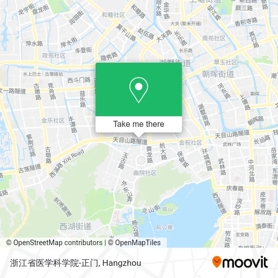 浙江省医学科学院-正门 map