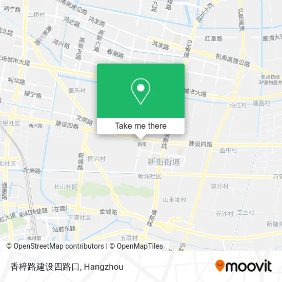 香樟路建设四路口 map