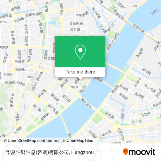 华夏信财信息(咨询)有限公司 map
