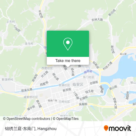 锦绣兰庭-东南门 map