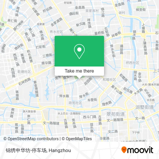 锦绣申华坊-停车场 map