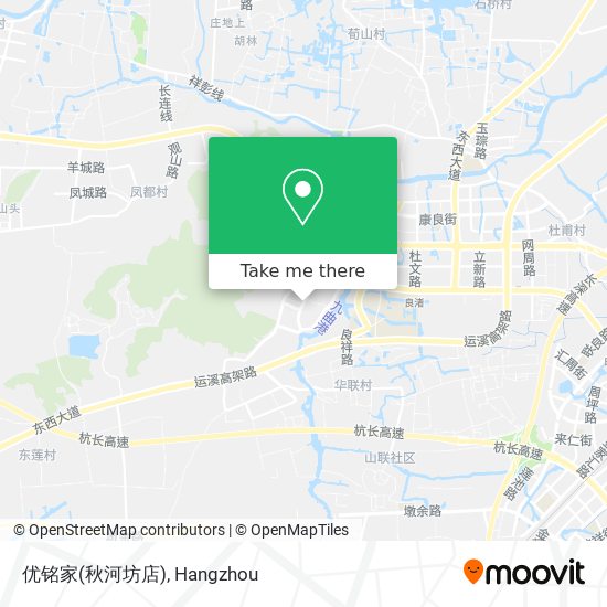 优铭家(秋河坊店) map