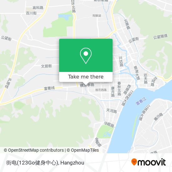 街电(123Go健身中心) map