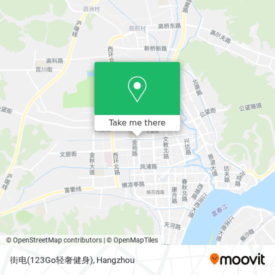 街电(123Go轻奢健身) map