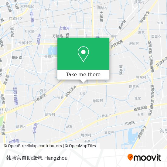 韩膳宫自助烧烤 map