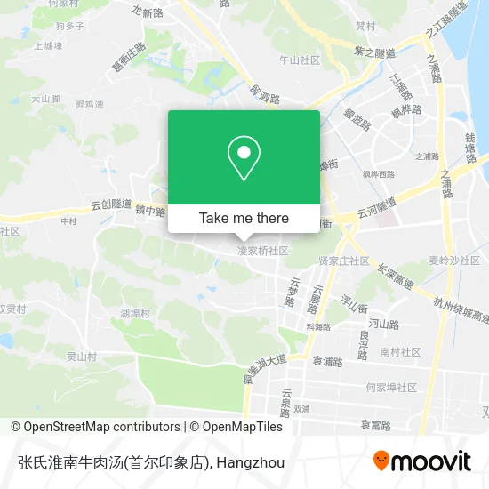 张氏淮南牛肉汤(首尔印象店) map