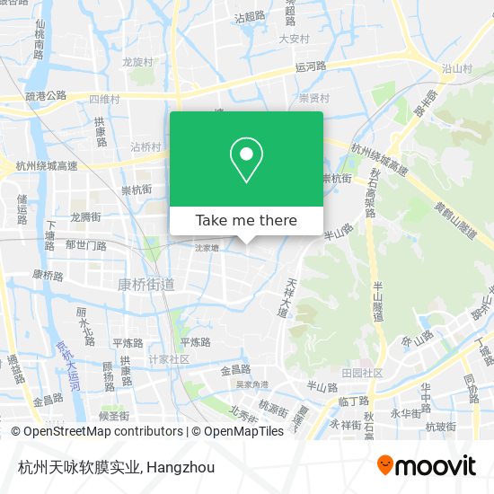 杭州天咏软膜实业 map
