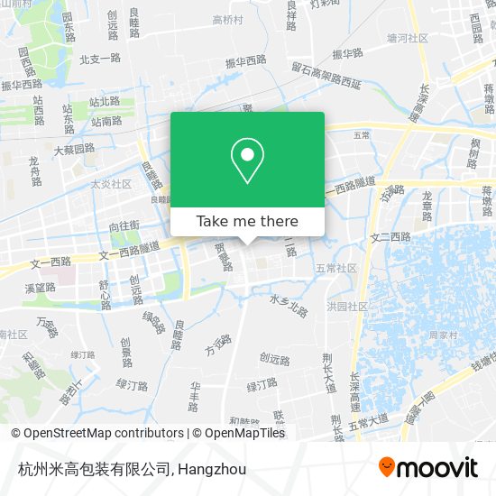 杭州米高包装有限公司 map
