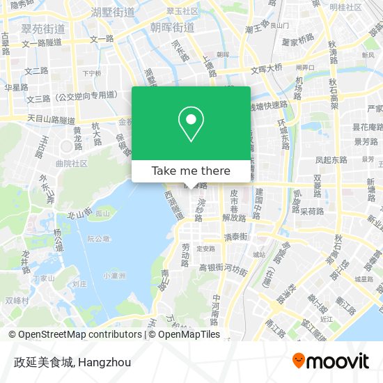 政延美食城 map