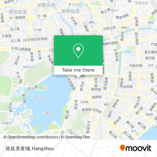 政延美食城 map