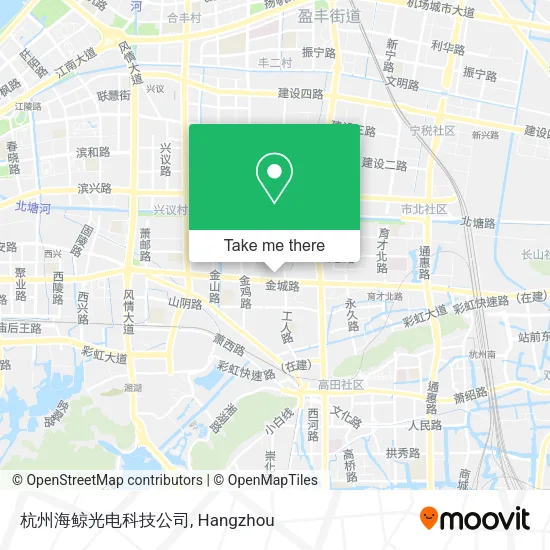 杭州海鲸光电科技公司 map