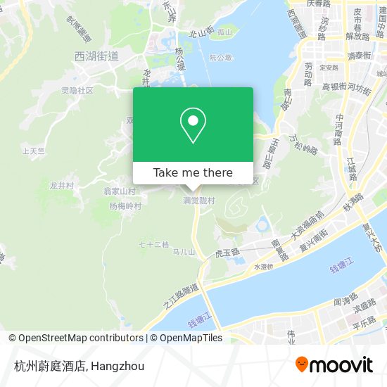 杭州蔚庭酒店 map