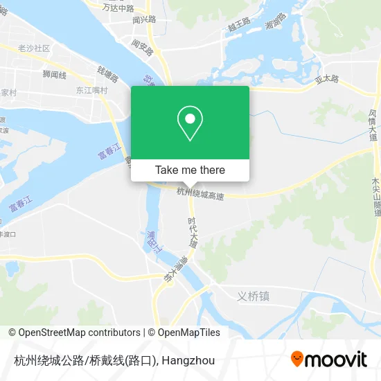 杭州绕城公路/桥戴线(路口) map