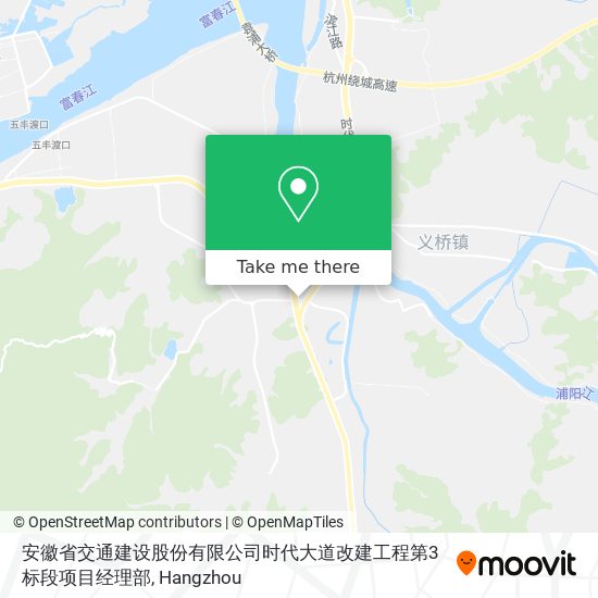 安徽省交通建设股份有限公司时代大道改建工程第3标段项目经理部 map