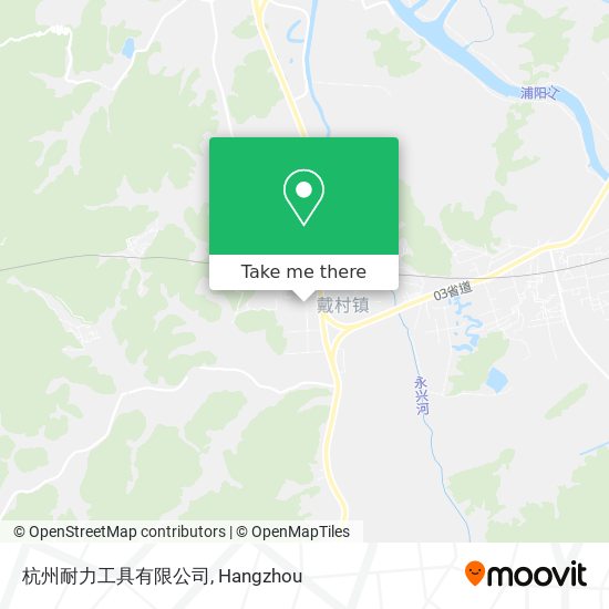 杭州耐力工具有限公司 map