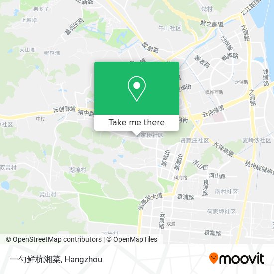 一勺鲜杭湘菜 map