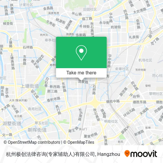 杭州极创法律咨询(专家辅助人)有限公司 map