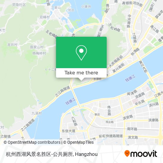 杭州西湖风景名胜区-公共厕所 map