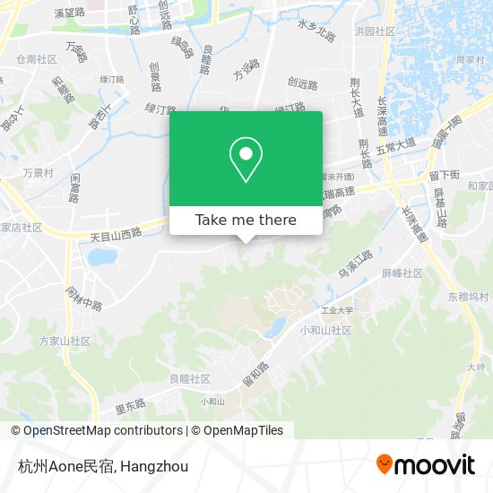 杭州Aone民宿 map