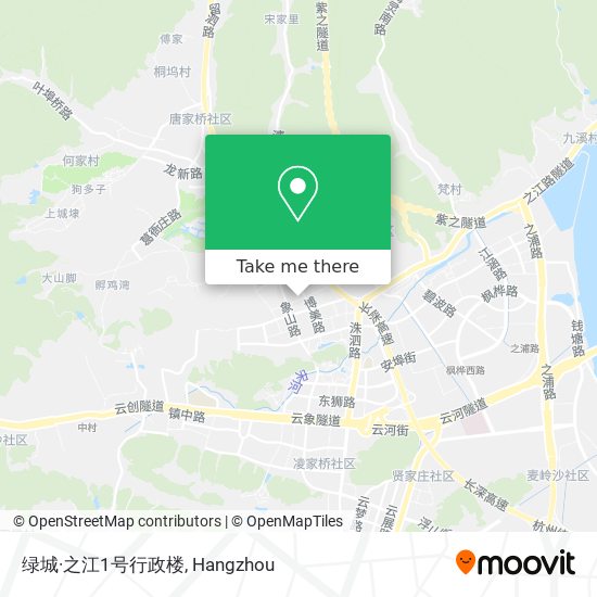 绿城·之江1号行政楼 map