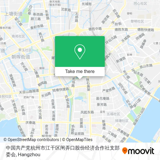 中国共产党杭州市江干区闸弄口股份经济合作社支部委会 map