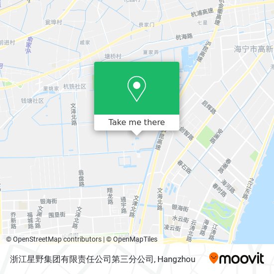 浙江星野集团有限责任公司第三分公司 map