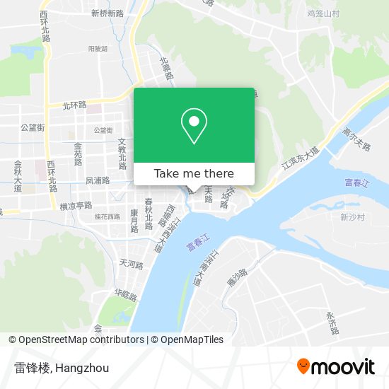 雷锋楼 map