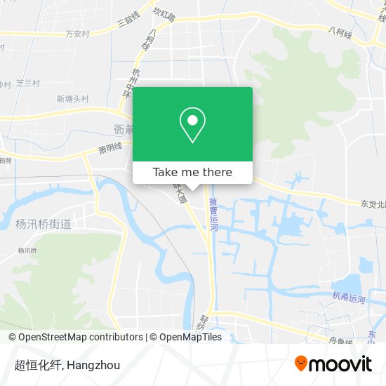 超恒化纤 map