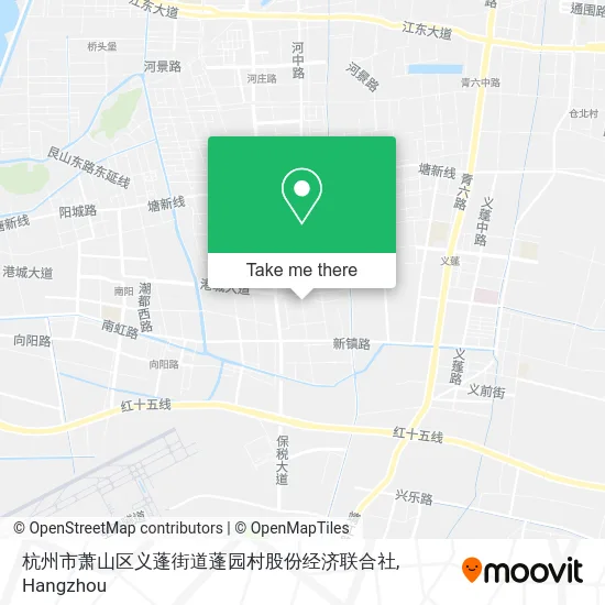 杭州市萧山区义蓬街道蓬园村股份经济联合社 map